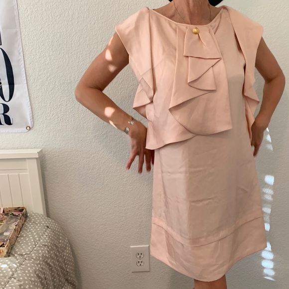 Red Valentino Dusty Pink Mini Dress Size4 - Picture 4 of 5